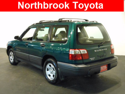 subaru forester 2001 green suv l gasoline 4 cylinders all whee drive 5 speed manual 60062