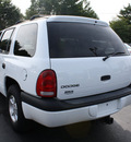 dodge durango 2001 white suv sport gasoline 8 cylinders rear wheel drive automatic with overdrive 07730