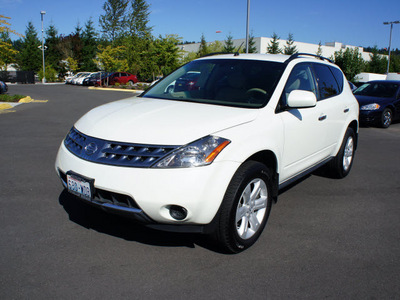 nissan murano 2007 off white suv s gasoline 6 cylinders all whee drive automatic 98371