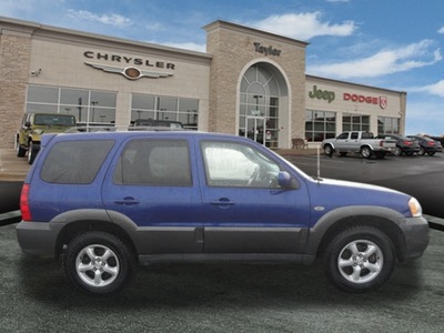 mazda tribute 2005 blue suv s gasoline 6 cylinders all whee drive automatic 60915