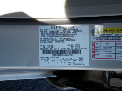 mercury milan 2010 gray sedan premier 4dr flex fuel 6 cylinders front wheel drive automatic 56301