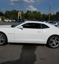 chevrolet camaro 2012 white coupe lt gasoline 6 cylinders rear wheel drive automatic 27330