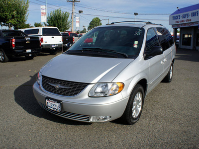 chrysler town and country 2003 silver van lxi gasoline 6 cylinders front wheel drive automatic 98371