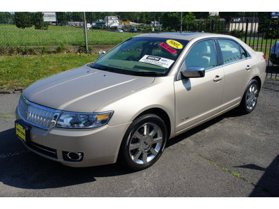 lincoln mkz 2008 beige sedan gasoline 6 cylinders all whee drive automatic 07060