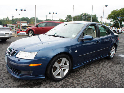 saab 9 3 2006 blue sedan aero gasoline 6 cylinders front wheel drive automatic 08812