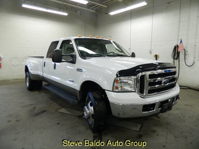 ford f 350 2006 white lariat diesel 8 cylinders 4 wheel drive automatic 14304