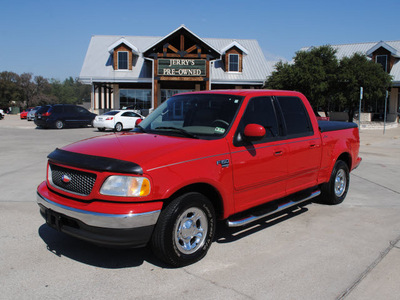 ford f 150 2003 red lariat gasoline 8 cylinders sohc rear wheel drive automatic with overdrive 76087