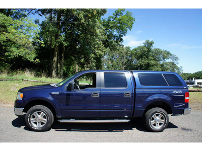 ford f 150 2005 blue xlt 8 cylinders 4 wheel drive automatic 08812