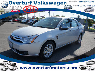 ford focus 2008 silver sedan ses gasoline 4 cylinders front wheel drive automatic with overdrive 99336