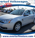 ford focus 2008 silver sedan ses gasoline 4 cylinders front wheel drive automatic with overdrive 99336