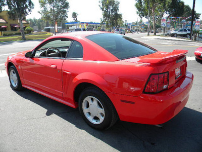 ford mustang 2001 red coupe gasoline 6 cylinders rear wheel drive automatic 92882