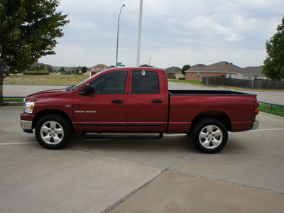 dodge ram pickup 1500 2007 red pickup truck 1500 gasoline 8 cylinders rear wheel drive automatic with overdrive 76108