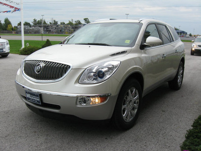 buick enclave 2012 white leather gasoline 6 cylinders front wheel drive automatic 45840
