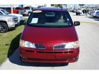 oldsmobile silhouette 2004 red van gl gasoline 6 cylinders front wheel drive automatic 33870