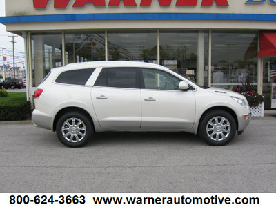 buick enclave 2012 white leather gasoline 6 cylinders front wheel drive automatic 45840