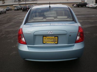 hyundai accent 2009 blue sedan gls gasoline 4 cylinders front wheel drive automatic 13502