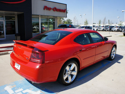 dodge charger 2007 red sedan rt gasoline 8 cylinders rear wheel drive automatic 76210