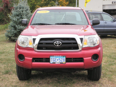 toyota tacoma 2006 red pickup truck rc sr5 4x gasoline 4 cylinders 4 wheel drive 5 speed manual 56001
