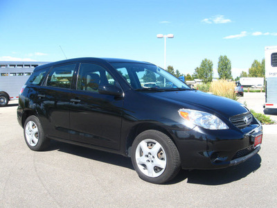 toyota matrix 2006 black hatchback gasoline 4 cylinders all whee drive automatic 80504