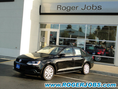 volkswagen jetta 2012 black sedan se w convenience and sunroof gasoline 5 cylinders front wheel drive automatic 98226