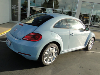 volkswagen beetle 2012 denim blue gasoline 5 cylinders front wheel drive automatic 98226