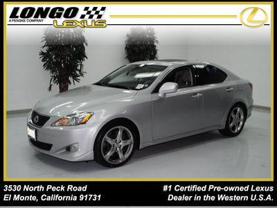 lexus is 350 2008 tungsten pearl sedan gasoline 6 cylinders rear wheel drive automatic 91731