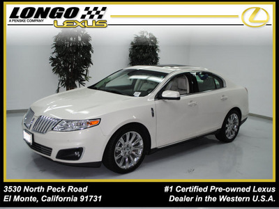 lincoln mks 2009 white sedan gasoline 6 cylinders all whee drive automatic 91731