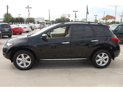 nissan murano 2009 black suv s gasoline 6 cylinders front wheel drive cont  variable trans  77090