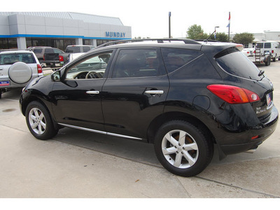 nissan murano 2009 black suv s gasoline 6 cylinders front wheel drive cont  variable trans  77090