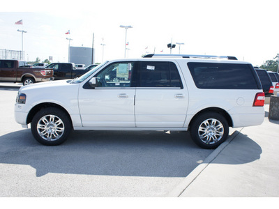 ford expedition el 2012 white platinum meta suv limited flex fuel 8 cylinders 2 wheel drive 6 speed automatic 77388