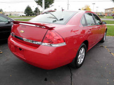 chevrolet impala 2008 red sedan lt gasoline 6 cylinders front wheel drive automatic 14221