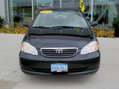 toyota corolla 2008 black sedan le gasoline 4 cylinders front wheel drive automatic with overdrive 56001