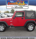 jeep wrangler 2006 red suv x gasoline 6 cylinders 4 wheel drive automatic 60443