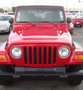 jeep wrangler 2006 red suv x gasoline 6 cylinders 4 wheel drive automatic 60443
