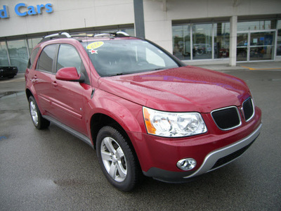 pontiac torrent 2006 red suv torrent gasoline 6 cylinders all whee drive automatic 46219