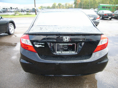 honda civic 2012 black sedan gasoline 4 cylinders front wheel drive automatic 46219