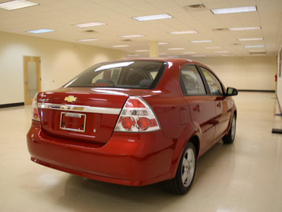 chevrolet aveo 2007 red sedan lt gasoline 4 cylinders front wheel drive automatic 27707