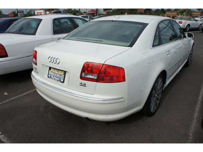 audi a8 2005 white sedan l quattro gasoline 8 cylinders all whee drive automatic with overdrive 08902