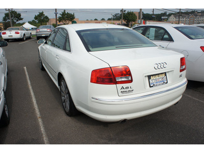 audi a8 2005 white sedan l quattro gasoline 8 cylinders all whee drive automatic with overdrive 08902