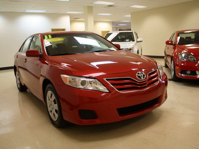 toyota camry 2010 red sedan le 4 cylinders front wheel drive automatic 27707