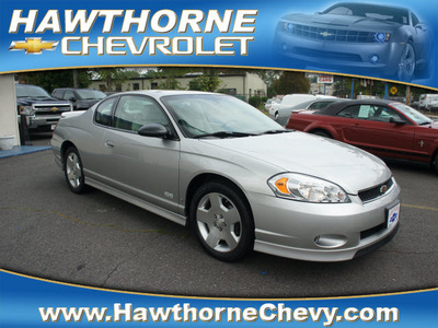 chevrolet monte carlo 2006 silver coupe ss gasoline 8 cylinders front wheel drive automatic 07507