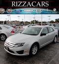 ford fusion 2012 silver sedan s gasoline 4 cylinders front wheel drive automatic with overdrive 60546