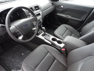 ford fusion 2012 black sedan sel gasoline 4 cylinders front wheel drive automatic with overdrive 60546