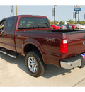 ford f 250 super duty 2010 red xlt diesel 8 cylinders 4 wheel drive automatic 77090