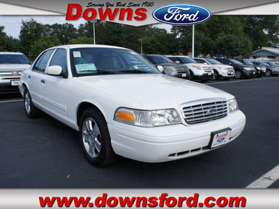 ford crown victoria 2011 white sedan lx flex fuel 8 cylinders rear wheel drive automatic with overdrive 08753