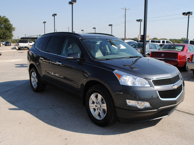 chevrolet traverse 2011 gray lt gasoline 6 cylinders front wheel drive automatic 76087