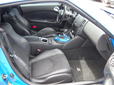 nissan 370z 2009 blue coupe gasoline 6 cylinders rear wheel drive automatic 79925