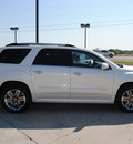 gmc acadia 2011 white suv denali gasoline 6 cylinders front wheel drive automatic 76087