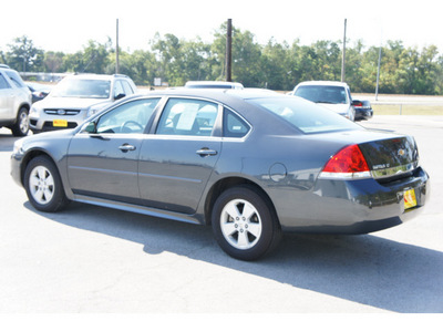 chevrolet impala 2011 gray sedan lt flex fuel 6 cylinders front wheel drive automatic with overdrive 77037