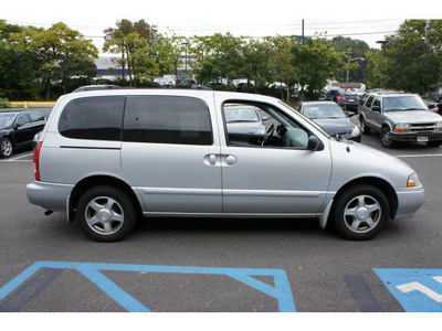 nissan quest 2001 silver van gxe gasoline 6 cylinders front wheel drive automatic with overdrive 07044